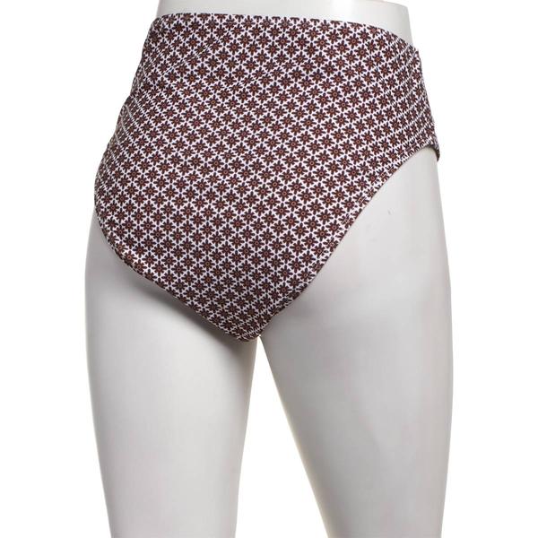 Womens Cupshe Geometric High Waist Swim Bottoms