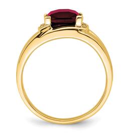 Mens Gentlemen&#8217;s Classics&#8482; 14kt. Gold 2ctw. Ruby & Diamond Ring