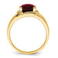 Mens Gentlemen’s Classics™ 14kt. Gold 2ctw. Ruby & Diamond Ring - image 2