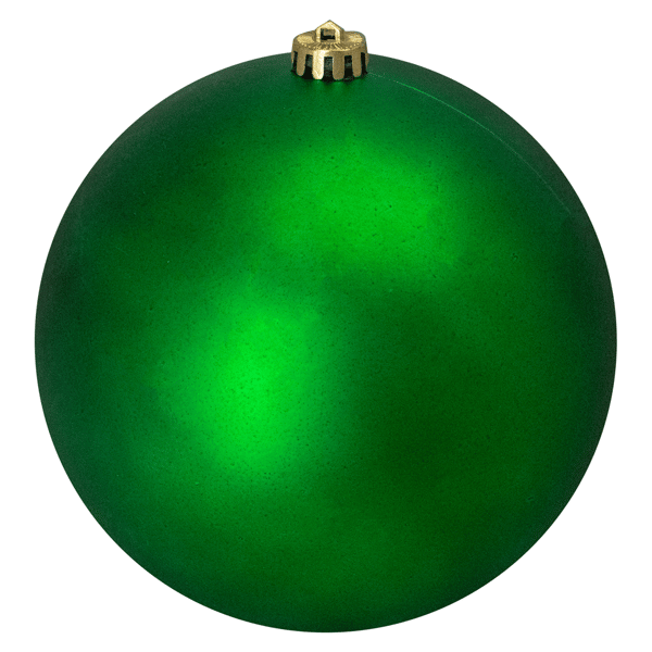 Northlight Matte Xmas Green Shatterproof Christmas Ball Ornament - image 