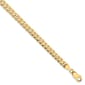 Gold Classics&#40;tm&#41; 4.75mm. 14k Beveled Curb Chain Bracelet - image 1