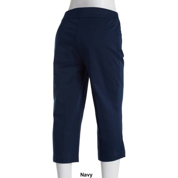 Petite Napa Valley Super Stretch Pull On Capri Pants