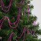 Northlight Seasonal Shiny Pink Beaded Christmas Garland - image 3