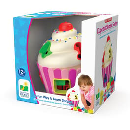 Learning Journey Cupcake Shape Sorter