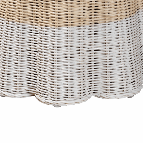 bali & pari Sarna Natural Rattan End Table