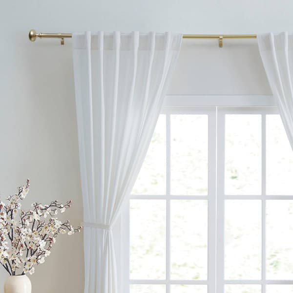 DKNY Barrett 66in. Curtain Rod Set