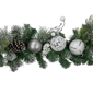 Northlight 6ft. Frosted Pinecones & Ornaments Christmas Garland - image 4