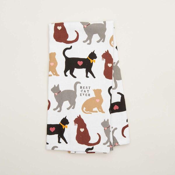 Best Cat Ever Dual Purpose Kitchen Towel - image 