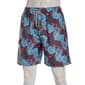 Young Mens SURFZONE(R) Flamingos & Tropical Leaf Swim Trunks - image 1