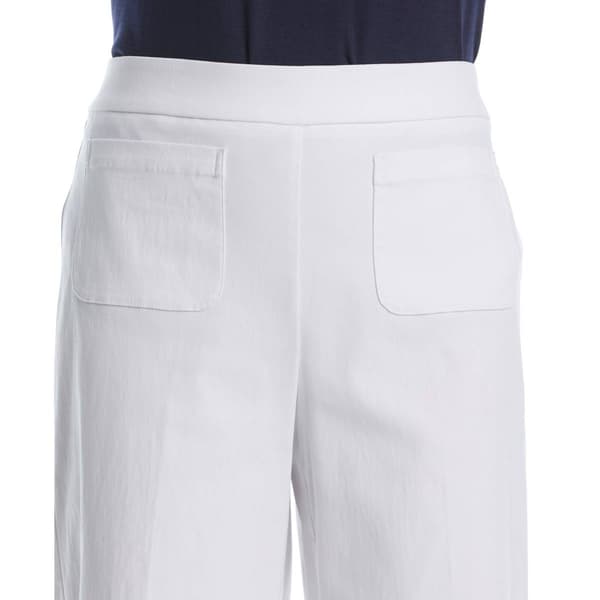 Womens Rafaella® Pull On Patch Pocket Wide Leg Pants