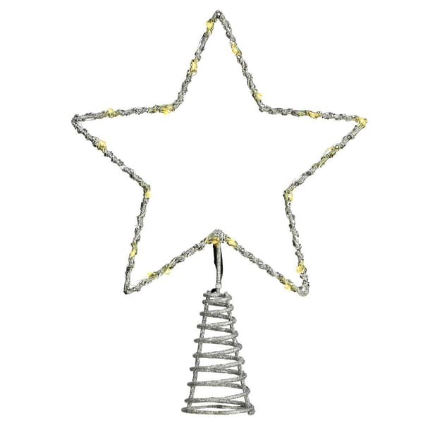 National Tree 13.5in. Dual Color(R) Open Star Tree Topper - image 