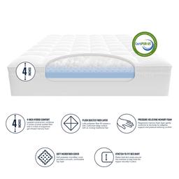 Levitate Sleep 4in. Hybrid Mattress Topper