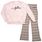 Girls (7-16)No Comment Hello Fall Crew w/Foldover Flared Leggings - image 1