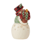 Jim Shore Heartwood Creek Highland Glen Snowman Basket Figurine - image 4