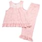 Womens Elizabeth & Nicole Sleeveless Floral Ruffle Tank Set - image 1