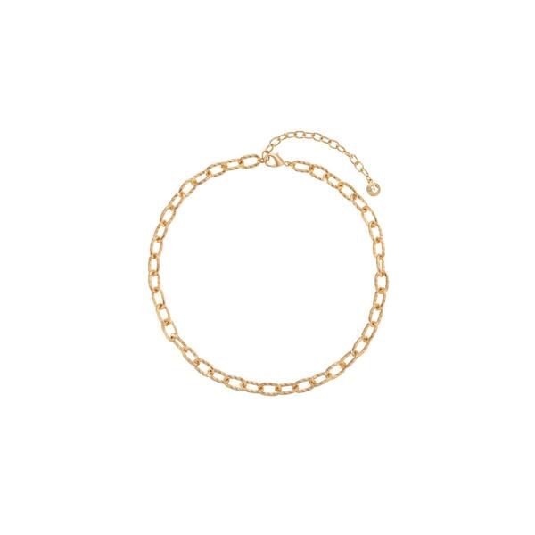 Gloria Vanderbilt Gold-Tone Rope Chain Link Collar Necklace - image 