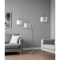 HomeRoots 74in. Silver Three Light Tree Floor Lamp - image 3
