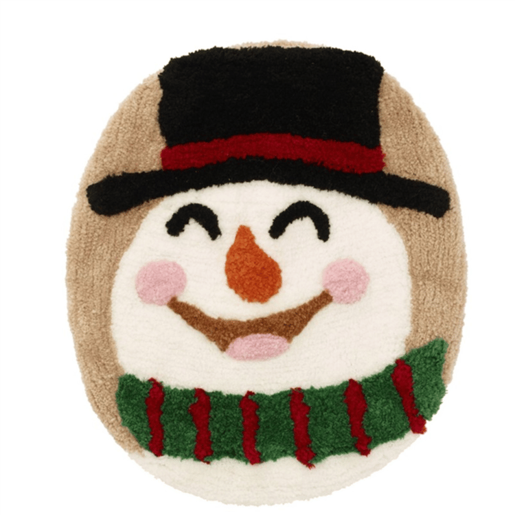 Avanti Mr. Snowman 3pc. Contour Rug Set