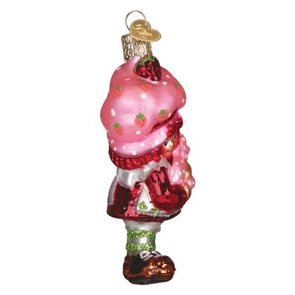 Old World Christmas Strawberry Shortcake& Custard Glass Ornament