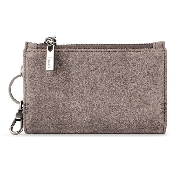 Womens The Sak Encino Suede Card Wallet