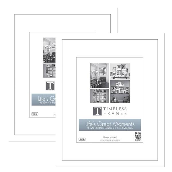 Timeless Frames&#40;R&#41; Anna Portrait 2pk. White Frames - 16x20 - image 