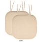 Sweet Home Collection Honeycomb Memory Foam Chair Pads w/ Ties - image 9
