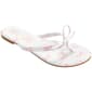 Womens Love 83 Bow and Floral Flip Flops - image 1
