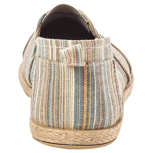 Womens Take A Walk Striped Epadrilles Flats