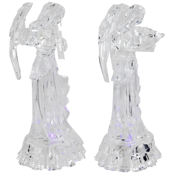 Northlight 2pc. LED Color Changing Angel Acrylic Christmas Décor