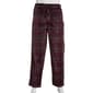 Mens Preswick & Moore&#40;R&#41; Plaid Silky Pajama Pants - Burgundy - image 1