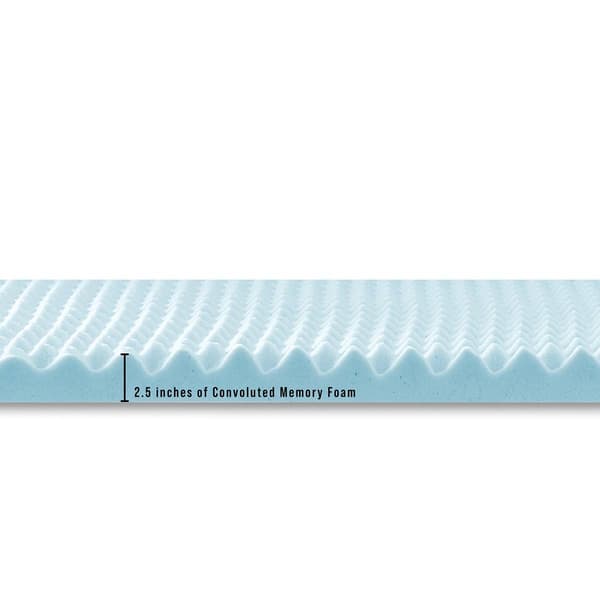 Bodipedic&#8482; 2.5in. Gel-Infused Memory Foam Mattress Topper