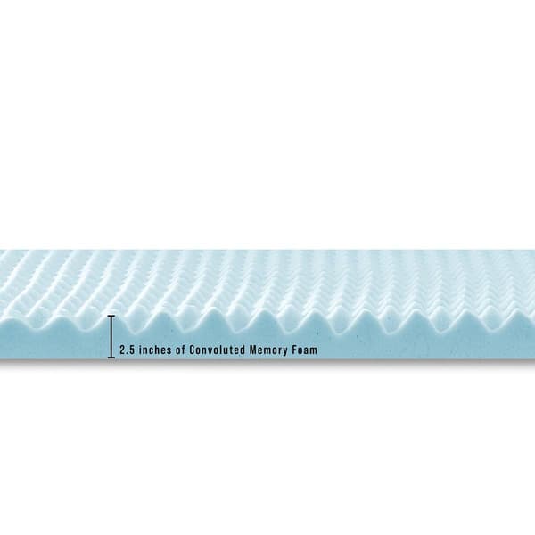 Bodipedic&#8482; 2.5in. Gel-Infused Memory Foam Mattress Topper