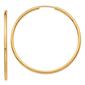 Gold Classics&#40;tm&#41; 45mm. 14k Endless Polished Hoop Earrings - image 1