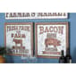 9th & Pike® Framed Cow and Pig Farmhouse Wall Signs - Set of 2 - image 2