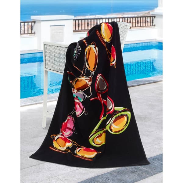 Nicole Miller Colorful Shades Beach Towel