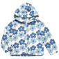 Girls (4-6x) Star Ride(R) Full Zip Sherpa Daisy Hooded Jacket - image 1