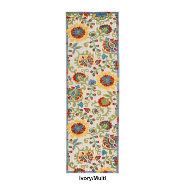 Nourison Aloha Farmhouse Indoor/Outdoor Runner