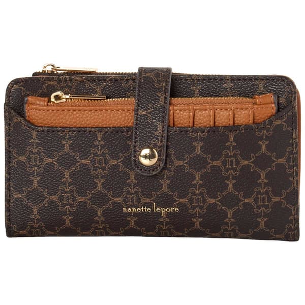 Womens Nanette Lepore Lilli Logo Bi-Fold Wallet