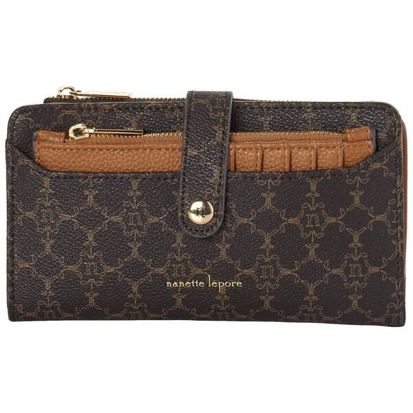 Womens Nanette Lepore Lilli Logo Bi-Fold Wallet - image 