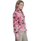 Womens DKNY Long Sleeve Ruffle Button Front Floral Blouse - image 3
