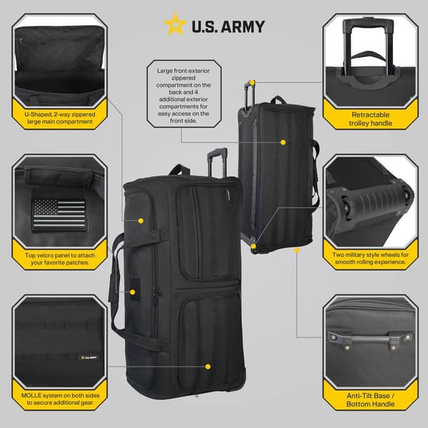 U.S. Army Romeo 36in. XL Tactical Rolling Duffel