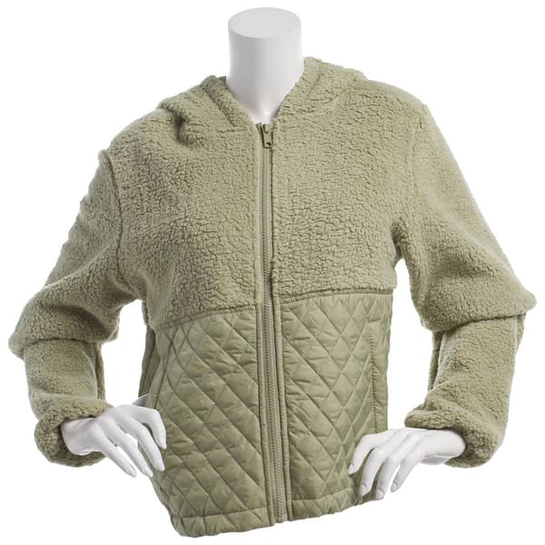Womens Spyder Curly Sherpa Full Zip Hoodie - image 
