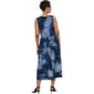 Womens Robbie Bee Sleeveless Tie Dye Side Ruched Maxi Dress - image 2