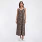 Womens Jessica Simpson Sleeveless Leopard Sleepdress W/Lace Trim - image 1