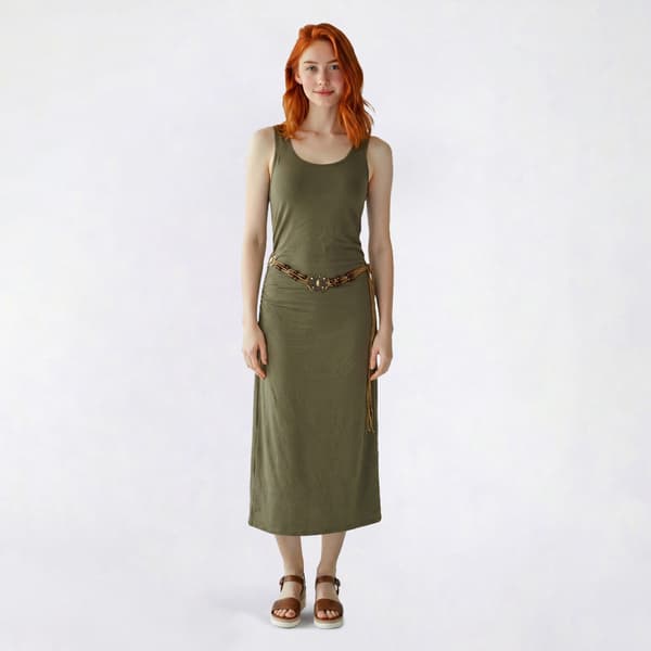Juniors Madden Girl Yum Scoop Neck Tank Maxi Dress - image 