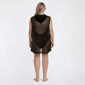 Plus Size J Valdi Escala Sleeveless Button Front Hoodie Cover Up - image 2