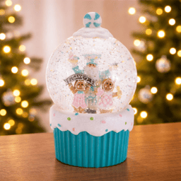 Melrose 7.5in. LED Santa & Gingerbread Bakery Snow Globe