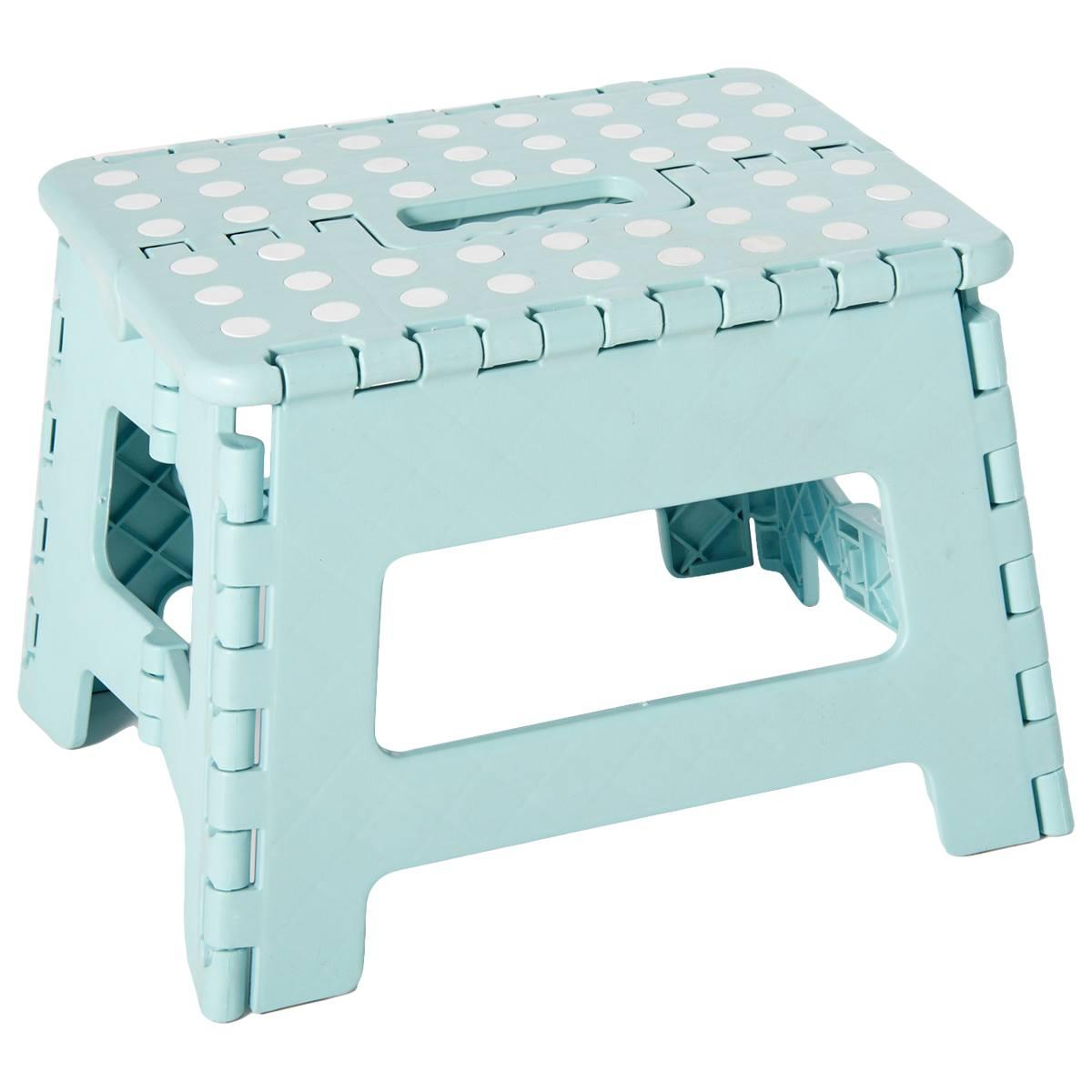 9in. Foldable Step Stool - Canal Blue