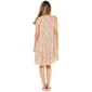 Womens beachlunchlounge Sleeveless Floral Tier Shift Dress - image 3
