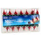 Red & Clear 50 Shimmer Flame Tip Light Set - image 1
